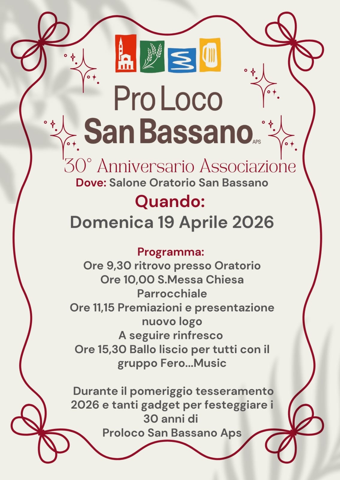 30° Anniversario